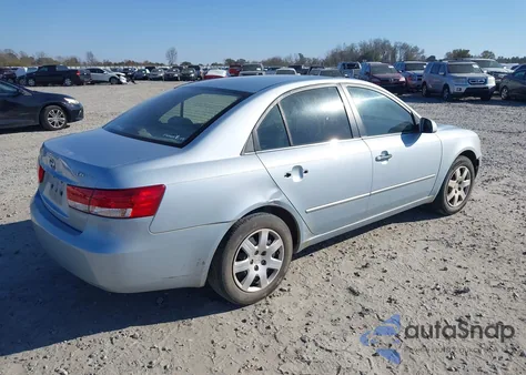 2007 Hyundai Sonata Gls из США, поврежденный, VIN 5NPET46C47H222205